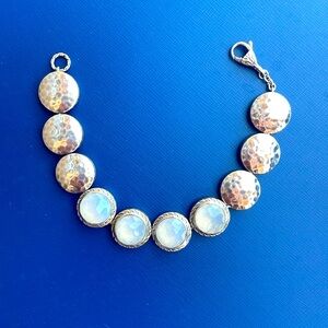 John Hardy Chalcedony disc bracelet